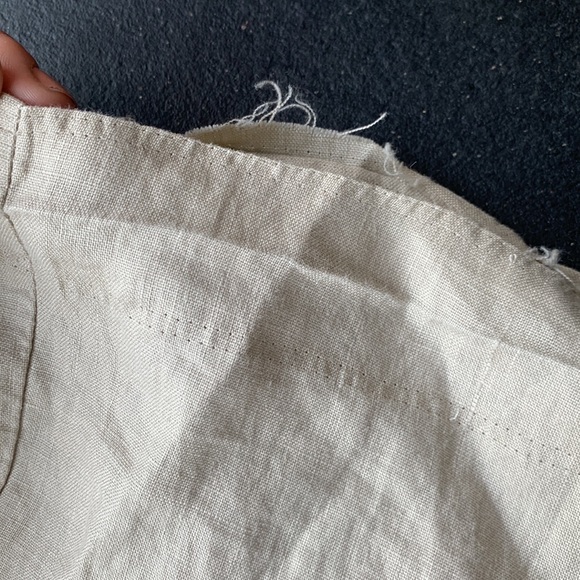 Low wasted canvas bootcut pants - Picture 5 of 5